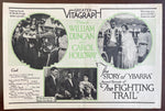 1917 Rare LOST Silent Film Herald THE FIGHTING TRAIL Ep. 2 The Story Of Ybarra