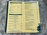 2002 LES DEUX MAGOTS Cafe Litteraire Restaurant Menu Paris France