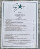 1990's Menu Lot STARS Restaurant San Francisco California Chef MARK FRANZ