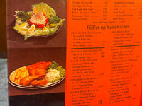 1973 Menu CLOVERLEAF KITCHENS Restaurant Chicago Illinois Road Sign Language