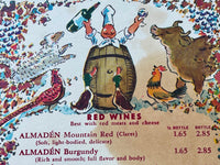 OLD MILL TAVERN HOTEL Vintage Menu Comedy Napkin Postcard Waterford Michigan