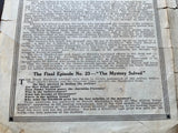 1914 The MILLION DOLLAR MYSTERY $10K Prize Rare LOST Silent Film Movie Herald