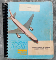 1979 BOEING 767 Parker Aerospace Technical Proposal Plans Nose Gear Steering