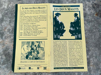 2002 LES DEUX MAGOTS Cafe Litteraire Restaurant Menu Paris France