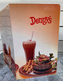 1972 DENNY'S Restaurant Original Vintage Real Food Photo Menu in Great Shape