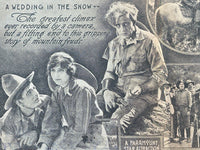 1917 Wallace Reid in NAN OF MUSIC MOUNTAIN Rare LOST Silent Film Movie Herald