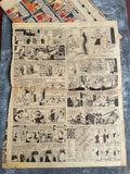 1940’s lot - 38 LITTLE ORPHAN ANNIE Comics Newspaper San Francisco Call Bulletin