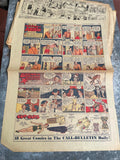 1940’s lot - 38 LITTLE ORPHAN ANNIE Comics Newspaper San Francisco Call Bulletin