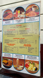 1979 Large Laminated Menu O'HARE INTERNATIONAL AIRPORT COFFEE SHOP Chicago Il.