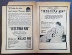 1918 Wallace Reid in LESS THAN KIN Rare Silent Film Movie Theatre Herald