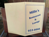 Vintage Menu MILLIE'S RESTAURANT & LOUNGE Youngtown Arizona
