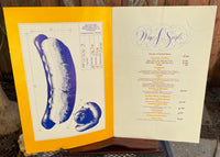 1976 TONY PACKO'S CAFE Menu Hungarian Food Toledo Ohio Great HOT DOG ART