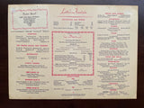 1953 LOTTA'S FOUNTAIN Restaurant Menu The Palace Hotel San Francisco California