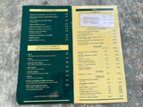 2002 LES DEUX MAGOTS Cafe Litteraire Restaurant Menu Paris France