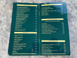 2002 LES DEUX MAGOTS Cafe Litteraire Restaurant Menu Paris France