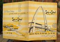 1962 SUN N SAND MOTOR HOTEL Restaurant & Lounge Menu Biloxi Mississippi