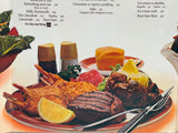 1972 DENNY'S Restaurant Original Vintage Real Food Photo Menu in Great Shape