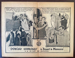 1918 DOUGLAS FAIRBANKS in BOUND IN MOROCCO Rare LOST Silent Film Theatre Herald