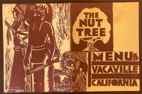 1950's THE NUT TREE Western Restaurant Spring Lunch Menu Vacaville California