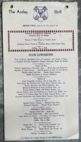1940 THE ANSLEY GRILL Club Luncheon Menu