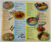 2003 PERKINS Restaurant & Bakery Signed Laminated Menu Lot Of Three Menus