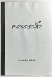 2000's Original Restaurant Dinner Menu ROSEBUD Of Highland Park Illinois