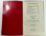 1970's Original Menu ST. JOSEPH COUNTRY CLUB Country Club Missouri