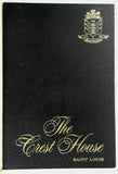 1960's Original Menu THE CREST HOUSE National Stock Yards St. Louis Missouru