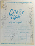 2000's Original Signed Menu CRAZY FISH Restaurant Lake Wales Florida