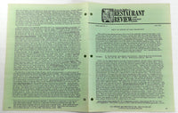 1973 SAN FRANCISCO Restaurant Reviews Best Dining Bonus Issue Gourmet Guide