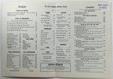 1971 Original Lunch Menu PERNILLE Restaurant Carmel By The Sea California