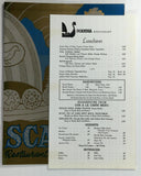 1971 Original Lunch Dinner Menu SCANDIA Restaurant Carmel By The Sea California