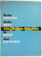 Unique Original Fold-Out Lobby Card Roger Moore James Bond 007 Spy Who Loved Me
