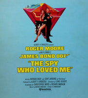 Unique Original Fold-Out Lobby Card Roger Moore James Bond 007 Spy Who Loved Me