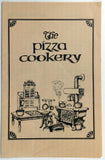 1980's Vintage Take-Out Menu THE PIZZA COOKERY Restaurant Woodland Hills CA