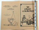 1980's Vintage Take-Out Menu THE PIZZA COOKERY Restaurant Woodland Hills CA