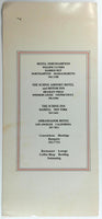 1960's Vintage Menu CASA ROMANO - THE SCHINE INN Restaurant Massena New York