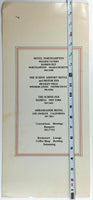 1960's Vintage Menu CASA ROMANO - THE SCHINE INN Restaurant Massena New York