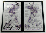 2000's Signed Menu OLD TAVERNIER Italian Greek Restaurant Tavernier Florida