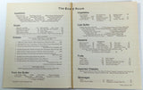 1969 Original Menu THE BOARD ROOM Restaurant Unknown Location