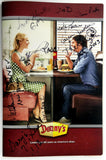 Lot of 8 Original DENNY'S Restaurants Menu Collection Laminated Signed