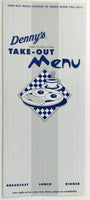 Lot of 8 Original DENNY'S Restaurants Menu Collection Laminated Signed