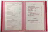 1970's Original Menu L'ESCOFFIER Restaurant