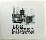 Original Vintage Menu THE GAZEBO Restaurant c