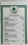 Vintage Menu MERCHANTS COFFEE Tea & Spice Company New York Washington DC