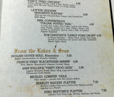 1970 Original Menu THE BOAR'S HEAD INN Restaurant Dearborn Heights Michigan