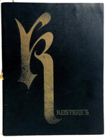 1977 Original Menu KOSTERE'S Restaurant Detroit Michigan