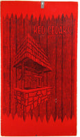 1968 Original Menu THE RED CEDARS Restaurant Southfield Michigan