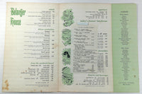 1966 Original Lunch Menu BELANGER HOUSE Restaurant Royal Oak Michigan