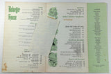 1966 Original Lunch Menu BELANGER HOUSE Restaurant Royal Oak Michigan